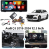 18-241 12.3 Inch Android Touch Screen for Audi GPS Navigation Radio Multimedia Display Car Screen for Audi Q5
