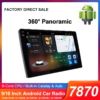 9 Inch 1 Din Android Stereo GPS RGB 2G 32G IPS Screen 8-Cord Car Play AHD Steering Wheel Control Universal Car DVD Player