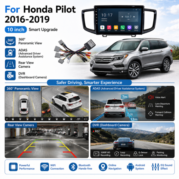 3313eb1d-42ab-482d-9694-2ca5eefa6aef Sunbow 2DIN Car MP5 Player Android 10 4+64GB Car Video GPS Navigation for Honda Pilot Octa Core System Car