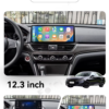 4 12.3'' Car Radio for Honda Accord Inspire 2018-2022 GPS Navigation Car Stereo Car Multimedia Touch Screen Video Player