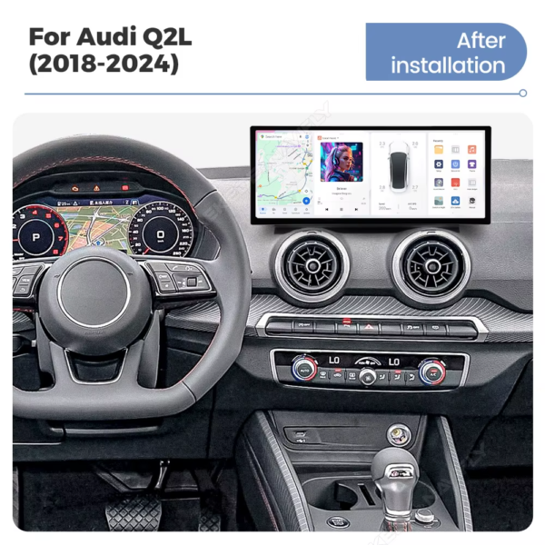 5 Car Screen Android 13 Autoradio Multimedia Navigation Post Radio Multimedia for Audi Q2 2018-2024