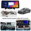 12.3'' Car Radio for Honda 8th Generation Accord 2008-2013 GPS Navigation Car Stereo Car Multimedia Touch Screen Video Player