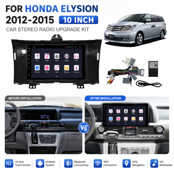 93c894af-c1a9-4477-b5b0-da734806c44e Auto Electronics Car DVD Player 10 Inch Android 15 Car Radio for Honda Elysion HD Touch Screen GPS Navigation Wireless CarPlay Multimedia Player
