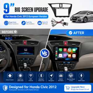 9inch Android 13 for HONDA CITY european  Multimedia Stereo Car DVD Player Navigation GPS Radio