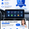 Honda Accord 7 Generation 2004-200716+512GB Crystal Sound Android 14 Car Radio Player 12.3 Inch 4K Screen DSP