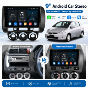 Premium Android System for Honda Fit 2002-2008EU Stock Carplay Android Auto Car Radio for HONDA FIT JAZZ 2014 2015 Car DVD Player Head Unit Car Screen Fast Shipping