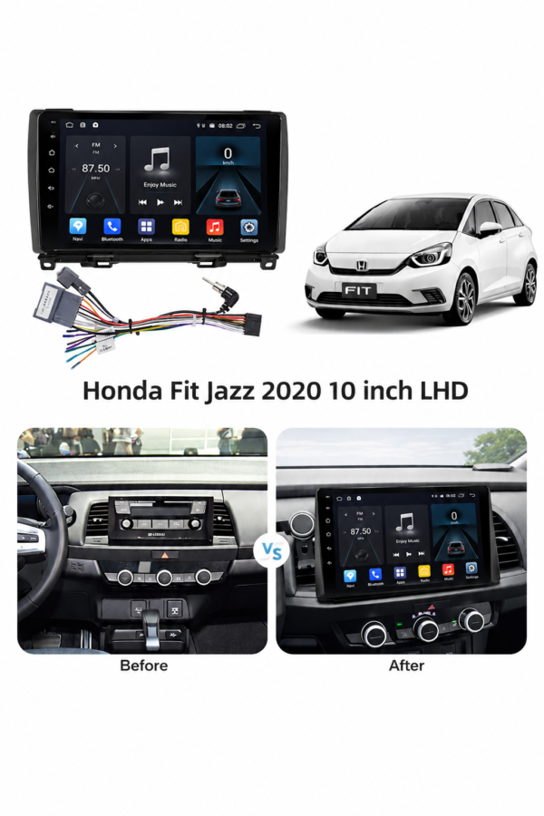 EU Stock Carplay Android Auto Car Radio for HONDA FIT JAZZ 2020-2022 Car DVD Player Head Unit Car Screen Fast Shipping