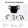 描述_23 9.7" Android Car Radio for Toyota Fortuner Hilux 2007-2015 GPS Navigation BT Car Stereo Player