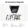For Nissan X-Trail 2014-2022 Vertical Screen Car Radio Multimedia Video Player Car Stereo Radio GPS Navigation Head Unit