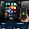 For Nissan X-Trail 2014-2022 Vertical Screen Car Radio Multimedia Video Player Car Stereo Radio GPS Navigation Head Unit