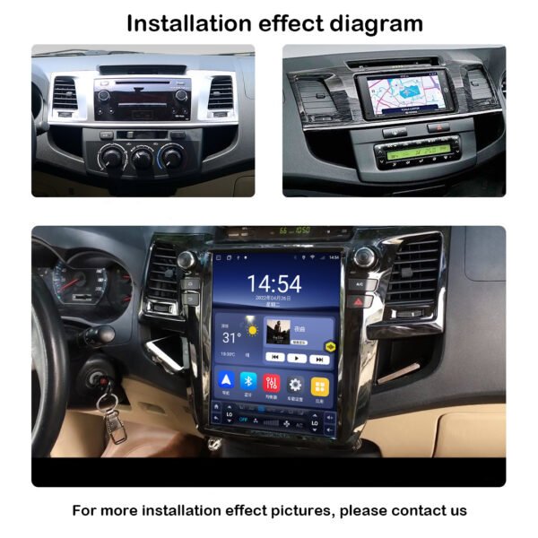 橱窗_2 9.7" Android Car Radio for Toyota Fortuner Hilux 2007-2015 GPS Navigation BT Car Stereo Player