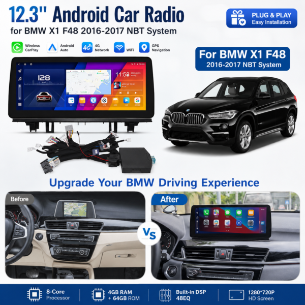 12.3-inch HD Touch Screen for BMW X1/X2