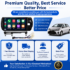 9" 2DIN Android Car Entertainment System for Toyota Vitz XP130 2014-2019 9inch Android13 Full Touch Wifi Gps Radio Video Car Dvd Player with Apple Carplay