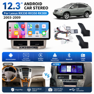0bc8aa61-b83e-4c75-9a86-74f9d1c75551 for Lexus RX-300/330/350 2003-2009 12.3'' SCREEN car navigation Android Car Stereo 8 Core Wireless CarPlay Android Auto touch screen