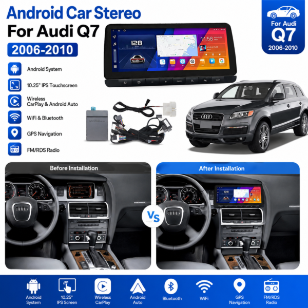 0dd0301f-81b3-41df-ba5f-b0aa11d107eb Premium Android multimedia Display for Audi Q7