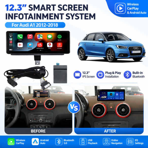 0e576414-daf2-432e-b2cb-cd4ee02ffa86 SUNBOW Android stereo Display System for Audi A1