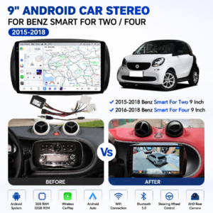 Mercedes-Benz Smart Fortwo Android Car Radio