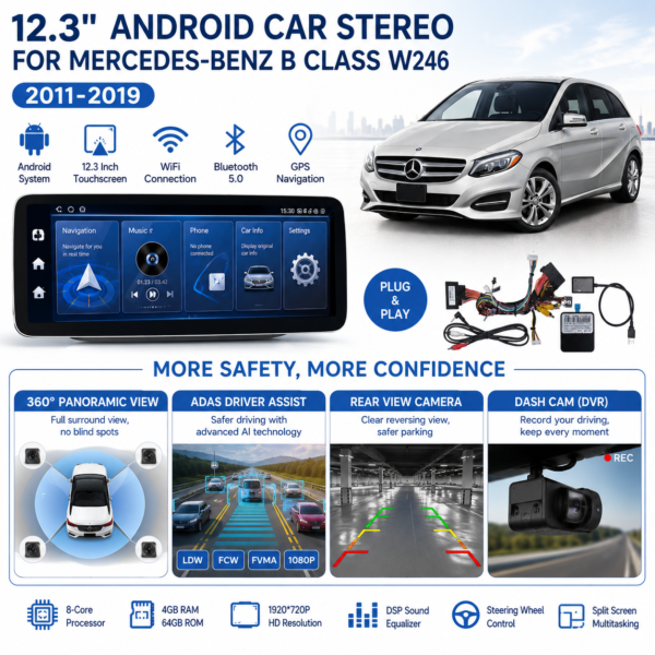 22f97cce-2cd3-4ec6-8919-bdc426c8595b Mercedes B-Class Android Radio & GPS navigation