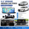 12.3" Android stereo Car Dashboard Screen for AUDI A6C7