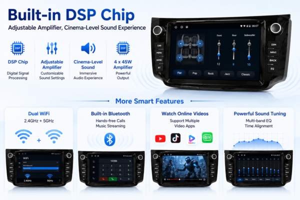 9-Inch 2DIN Android Car Stereo for Nissan Sylphy 2012-2018 360 Panorama touch screen  Screen Car Radio Player Gps Navigation