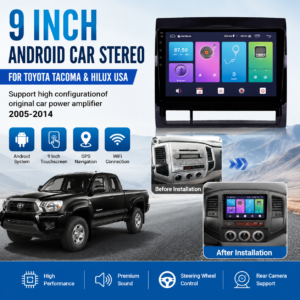 SUNBOW for Toyota Fortuner Hilux 2005-2014 9inch Android Touch Screen Car Dvd Radio Video Audio Gps Navigation Player
