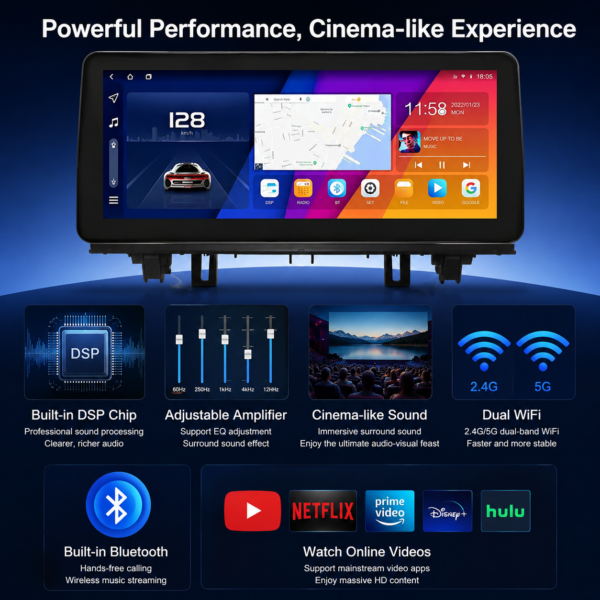 12.3-inch HD Touch Screen for BMW X1/X2