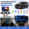 for Hyundai SantaFe IX45 2013-2018 16+512GB Crystal Sound Android 14 Car DVD Radio Player 12.3 Inch Multimedia touch Screen navigation