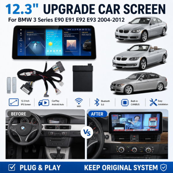 BMW 3 Series 2DIN Car Multimedia System GPS Navigation Multimedia Player Auto Stereo Radio Car Accessories