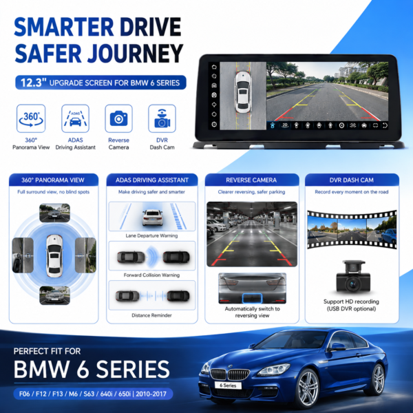 56455593-601e-4830-94be-1b884764007e 12.3 Inch Android Radio for BMW 6 Series