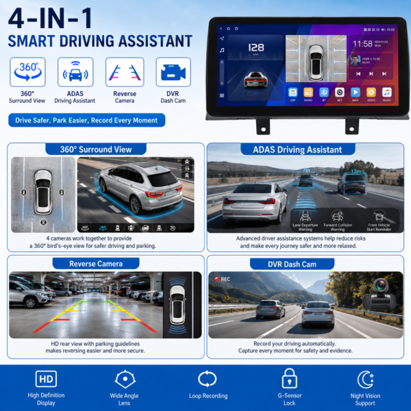 BMW Central Control QLED Touch Panel