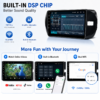 9" 2DIN Android Car Entertainment System for Toyota Vitz XP130 2014-2019 9inch Android13 Full Touch Wifi Gps Radio Video Car Dvd Player with Apple Carplay