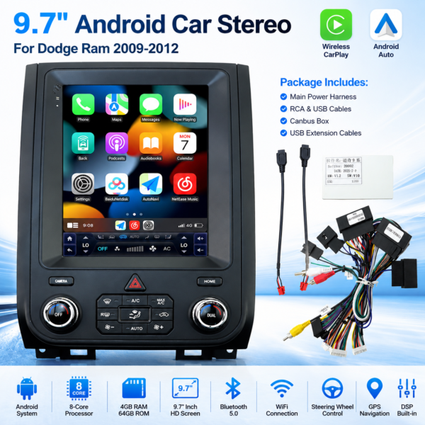 68634d50-22f5-40e5-8424-6b7d6b6238e7 for Ford Expedition 2015-2017 9.7Inch Android Touch Screen Car Head Unit with GPS Navigation Wireless CarPlay Android Auto