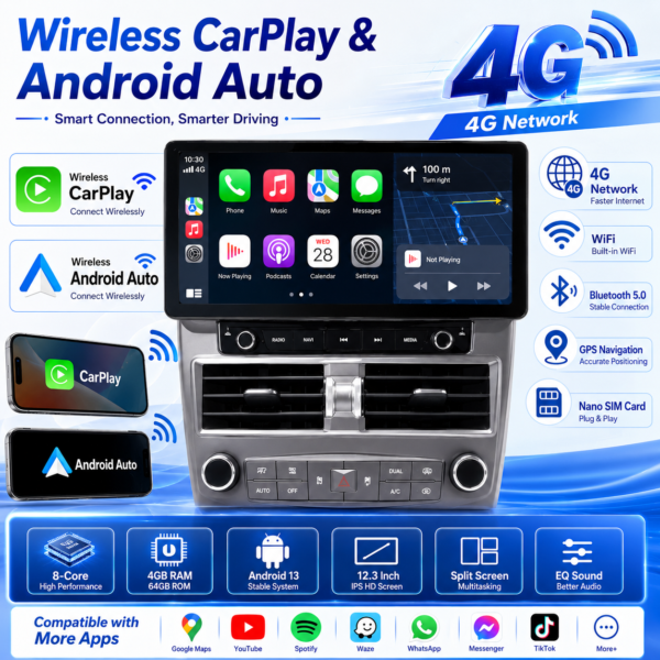 68954098-a034-4b43-af54-be4e12d9ee0f for Lexus LS430 1999-2006 stereo 12.3inch Touch IPS Screen Android Car Radio GPS Navigation Multimedia DVD Player
