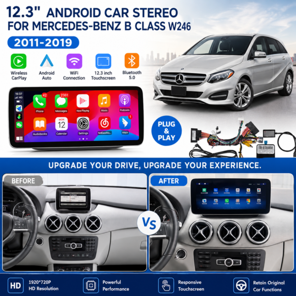 68a503bc-6c80-45db-afaa-57675d51182f Mercedes B-Class Android Radio & GPS navigation