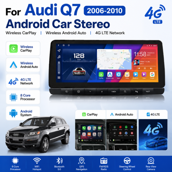 6b01ca8d-ea7f-4711-9cfb-f5a789bd529c Premium Android multimedia Display for Audi Q7