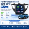 6b9e900e-daf6-492c-810b-ac39493b8589 for Hyundai Tucson 2015-2018 Car Radio Tesla Screen Multimedia Video Player Navigation GPS Android 13 Carplay BT Wifi DSP