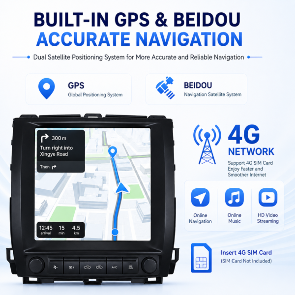 6e0a4594-6f62-49df-957f-ea446172c8f5 9.7inch Android Car Stereo for Toyota Land Cruiser Prado 120 Lexus GX470 2002-2009 Vertical Tesla Style Built-in GPS CAR navigation touch screen