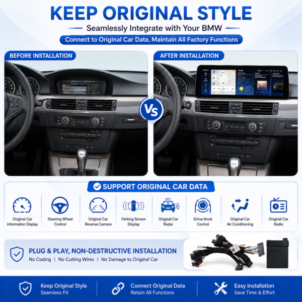 BMW 3 Series 2DIN Car Multimedia System GPS Navigation Multimedia Player Auto Stereo Radio Car Accessories