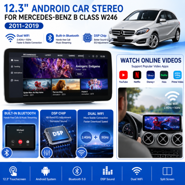 75ea29c4-f9b9-4cf5-95f8-bb9bdba91136 Mercedes B-Class Android Radio & GPS navigation