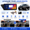 SUNBOW for LEXUS RX270 RX300 RX350 2009-201412.3inch Car Radio GPS Navigation Stereo Android 10 Screen  CarPlay Multimedia Video Player