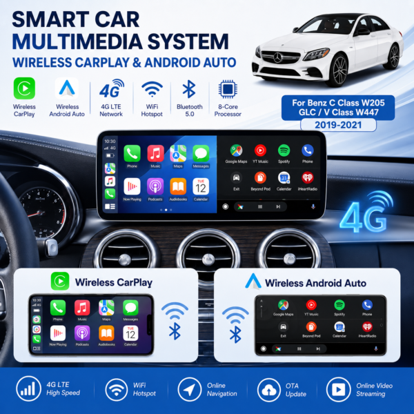 932914ca-6658-4f59-af27-bee66b647bd3 Android 13 Touchscreen for Mercedes C W205 & GLC X253