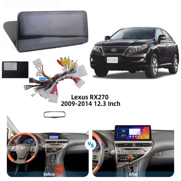 SUNBOW for LEXUS RX270 RX300 RX350 2009-201412.3inch Car Radio GPS Navigation Stereo Android 10 Screen  CarPlay Multimedia Video Player