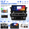 for Nissan Patrol Armada Y62 2010-2021 12.3" Car DVD Player Car GPS Navigation Multimedia Video Player Display Screen