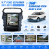 For Ford Explorer 2011- 2019 9.7' Android14 Car Radio Stereo Vertical Screen Style Multimedia Player Carplay Auto DSP GPS Navi 4G