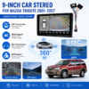 for Mazda Tribute 2001-2005 2Din 9inch Car Radio  Android Auto radio Car Stereo DVD GPS Navigation Player Android Auto Carplay