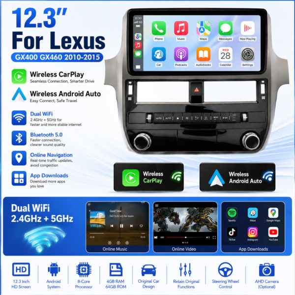 bb0d7a9b-c788-451f-9e87-bbbb8f1f5ccb Android Multimedia Car Radio for Lexus LS430 9.7Inch Carplay Car Radio Multimedia Auto Wireless HD Touch Screen GPS Navigation Head Unite
