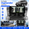 for Toyota Highlander 2009-2014 Stereo Android 12.3 Inch CarPlay DSP AHD 4G DVD Gps Audio Radio Player car navigation