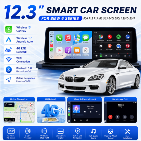 cad09e5a-d302-4594-b896-2e627715b606 12.3 Inch Android Radio for BMW 6 Series