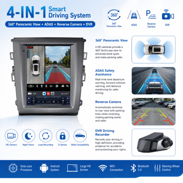 cc7ccac9-fa2e-46ad-8bdc-c060b6b2a2f6 for Ford Mondeo 2013-2018 Tesla Style Vertical Screen Android 13 FM AM Radio Player Head Unit Multimedia Car Stereo ANVIGATION