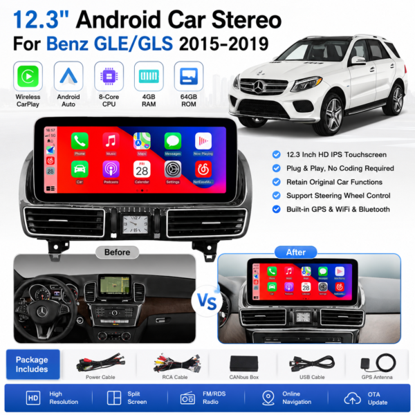 ef5cfbeb-1b88-49f6-bf9d-a0a4190629d0 12.3-Inch Touch Screen for Mercedes Benz GLE GLS